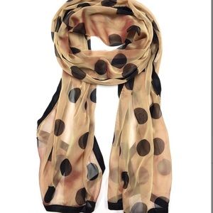 Polka Dotted Scarf